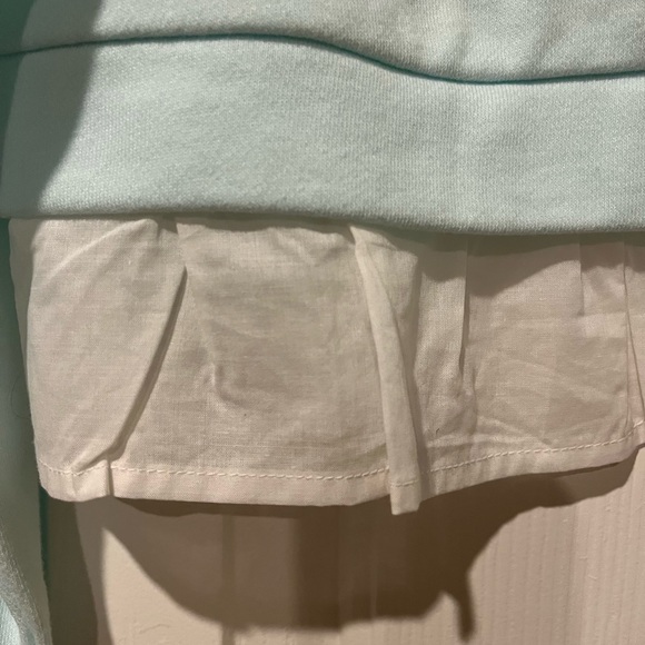 Gap size XL (12) teal sweatshirt with white trim, NWT - Picture 8 of 10